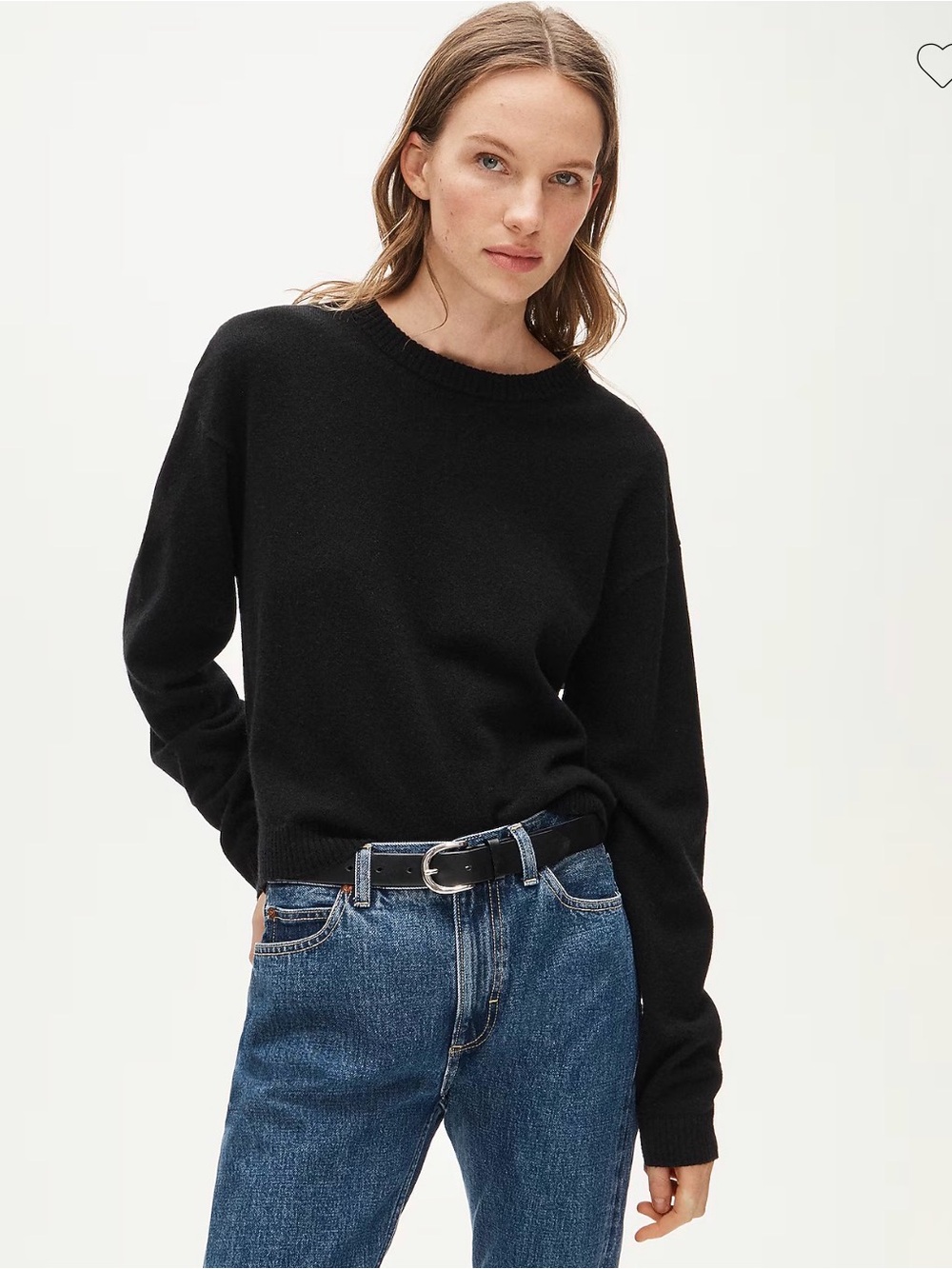 JCREW Linen Crewneck sweater